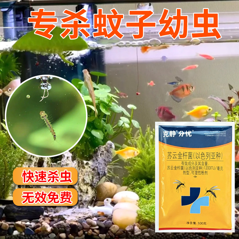 国光克静分忧室外大面积灭蚊子驱蚊药庭院户苏云金杆菌孑孓杀虫剂