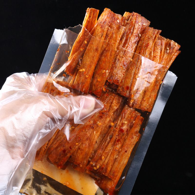 思乡山香辣豆卷辣条125g大包豆皮卷湖南特产辣片儿时怀旧小吃零食