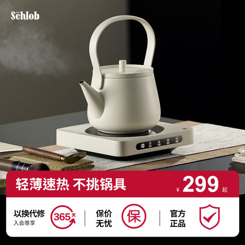 施诺布电陶炉迷你煮茶器泡茶家用小型玻璃电磁炉围炉煮茶电茶炉