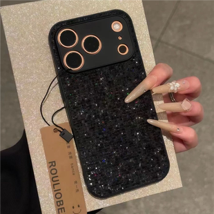 Mate70细闪OPPOFindX8Pro全包K90保护套 华为Pura80 轻奢闪钻满天星适用iPhone17 16手机壳小米17ProMax新款