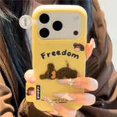 适用小米17 荣耀magic8壳 14小众findX9小众苹果17pro新款 15promax赵露思同款 腊肠狗手机壳红米K80皮纹Reno15