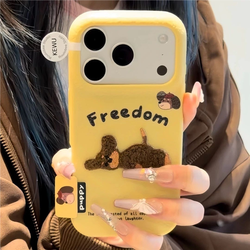 小米17/15pro新款腊肠狗手机壳