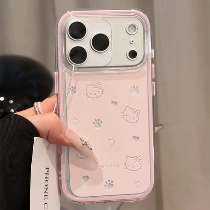 适用iPhone17/16promax可爱Kitty二合一手机壳苹果17/16新款小米17/15个性findX9/X8卡通Reno15小众vivox300