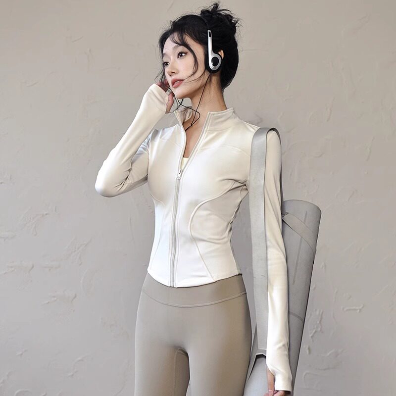 防晒速干衣运动外套女紧身瑜伽服