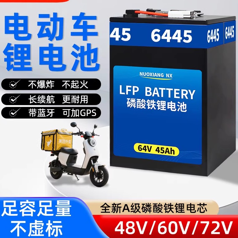 48V60伏磷酸铁锂电动车锂电池