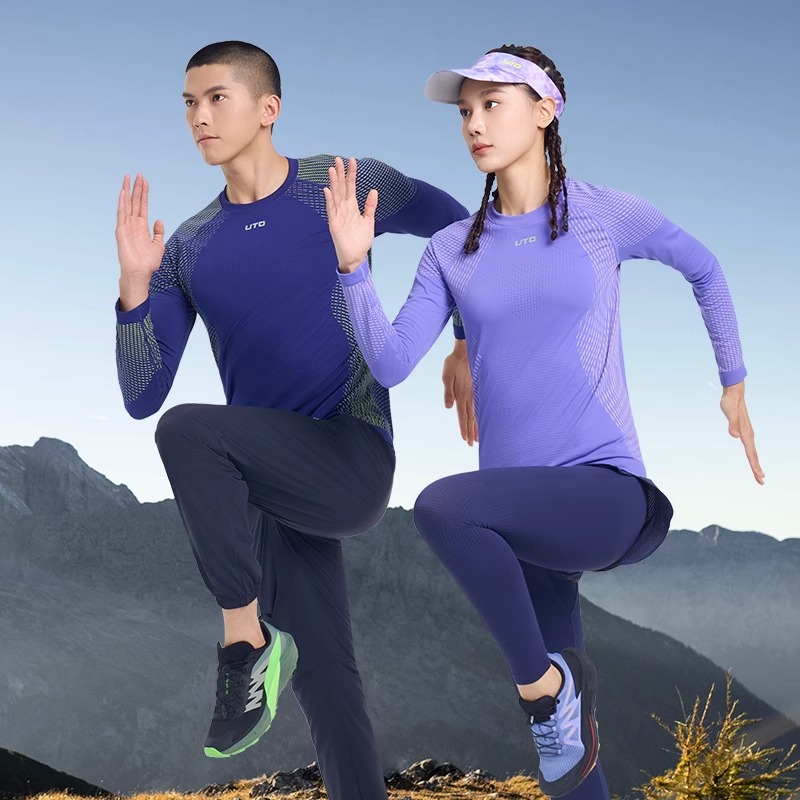 排汗长袖体恤UTO速干户外休闲衣