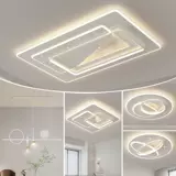 Комбинированный современный и минималистичный потолочный светильник для гостиной, люстра, лампа