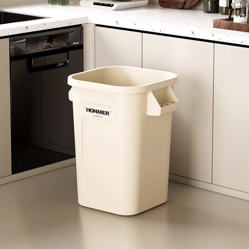 厨房垃圾桶特大号高款家用客厅新款现代工业风卫生纸筒商用收纳桶 家庭/个人清洁工具 垃圾桶 原图主图