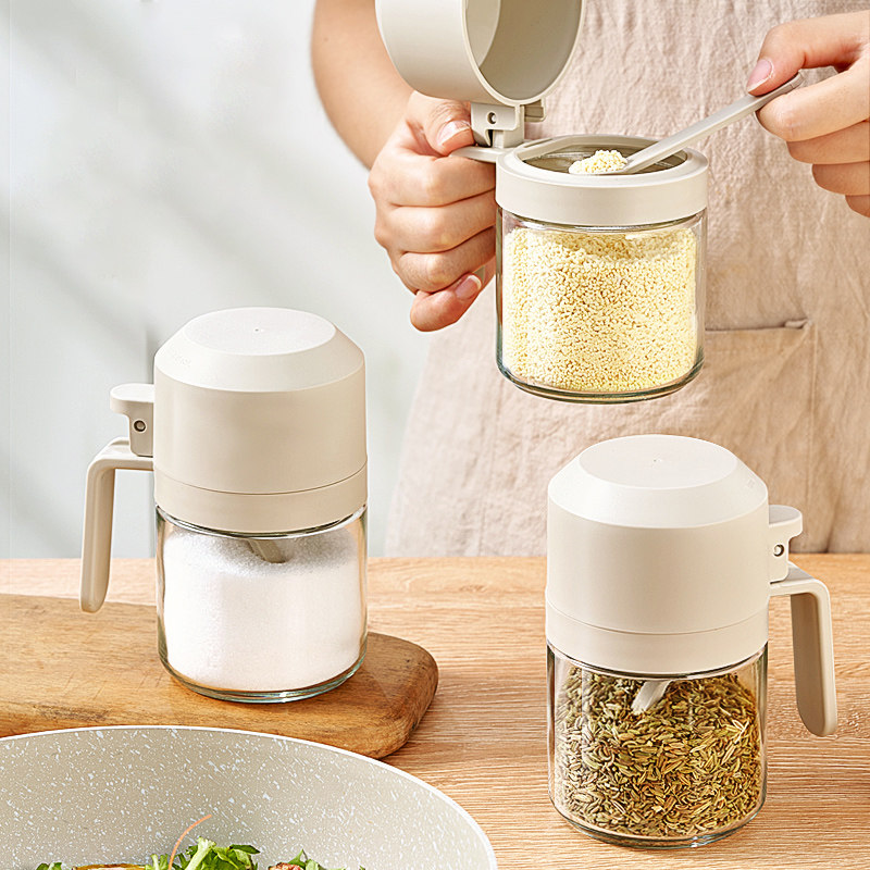 【一按即开满料不撒】调料盒套装