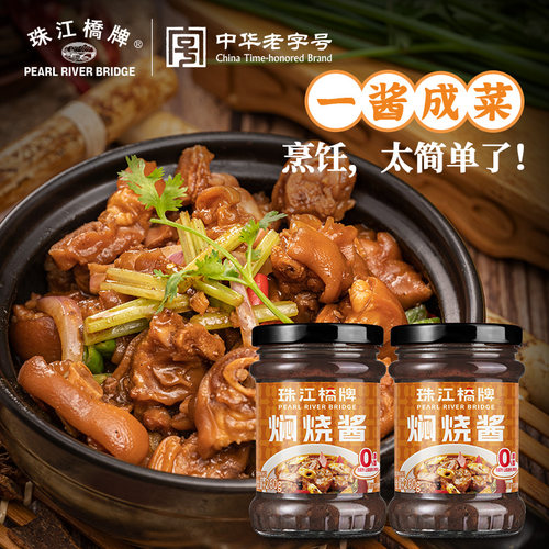 珠江桥牌黄焖鸡调味酱料一酱成菜