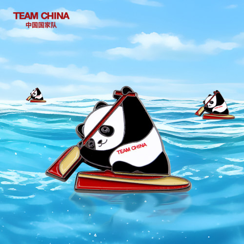 TEAMCHINA熊猫运动造型徽章