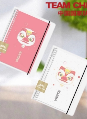 中国国家队德胜狮活页学生用本笔记本红色白色办公商务活页文具记事本TEAM CHINA