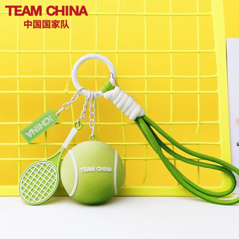 中国国家队网球钥匙扣创意礼物图片