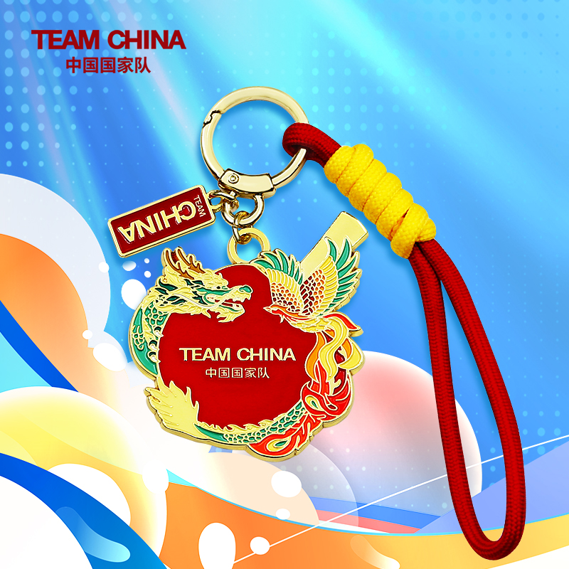 TEAMCHINA龙飞凤舞乒乓球挂饰