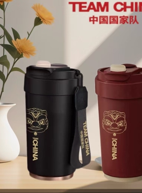 中国国家队德胜狮简约随行保温杯便携送礼学生男女水杯TEAMCHINA