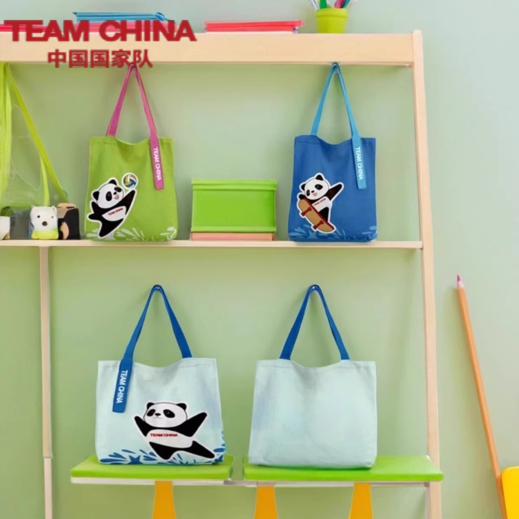 熊猫运动造型多彩环保TEAMCHINA