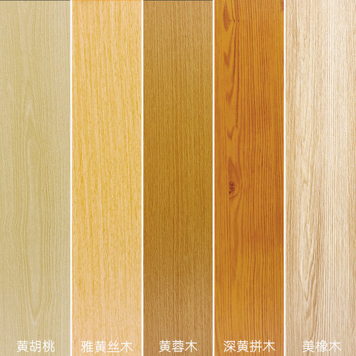 奶油风原木色木门家具翻新贴纸