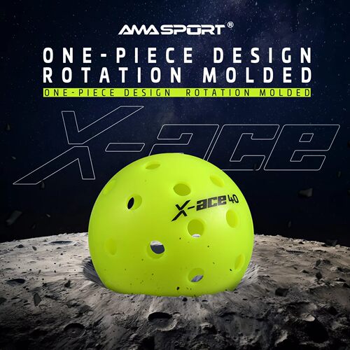 AMASPORT匹克球滚塑pickleball球专业训练比赛匹克球USAPA认证球