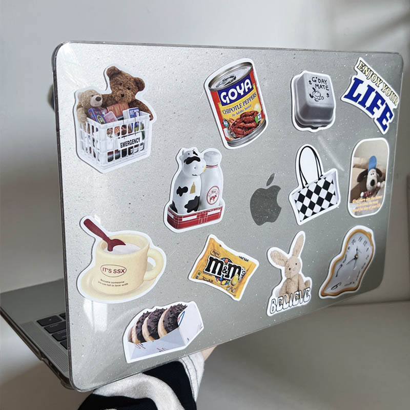 宜家漫游2025款适用macbookair保护壳13.6寸m4苹果macbookpro保护套15笔记本电脑14寸16透明膜air3外壳女可爱
