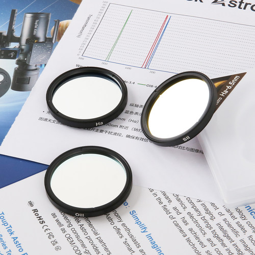 图谱SHO窄带滤镜天文摄影利器