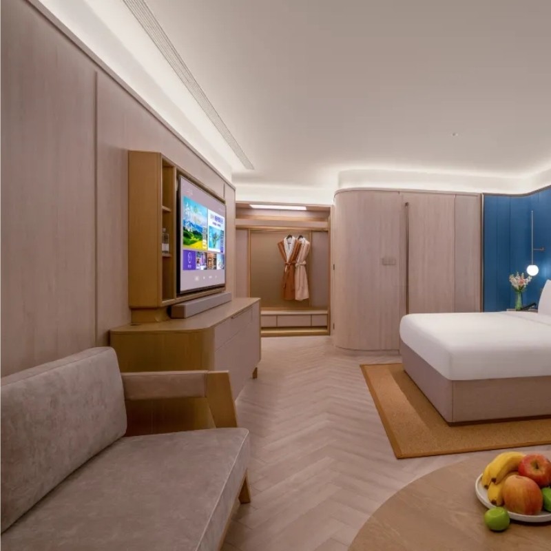 桔子水晶酒店家具标间五星级全套定制套房宾馆大床房桌椅组合定制