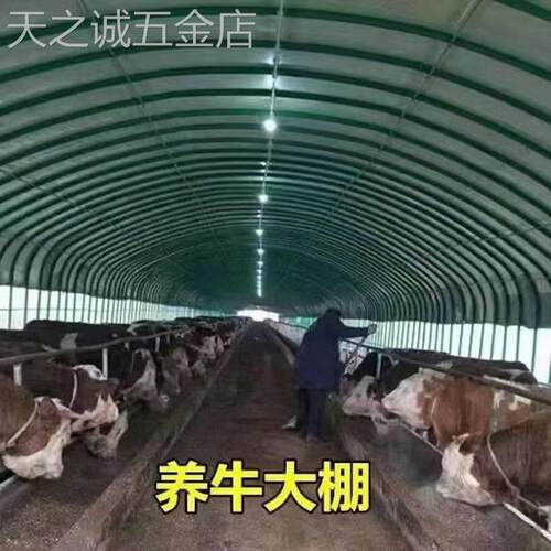 椭圆管圆管养殖大棚骨架全套养鸡棚猪棚牛棚羊棚鸭棚鹅棚保温暖棚
