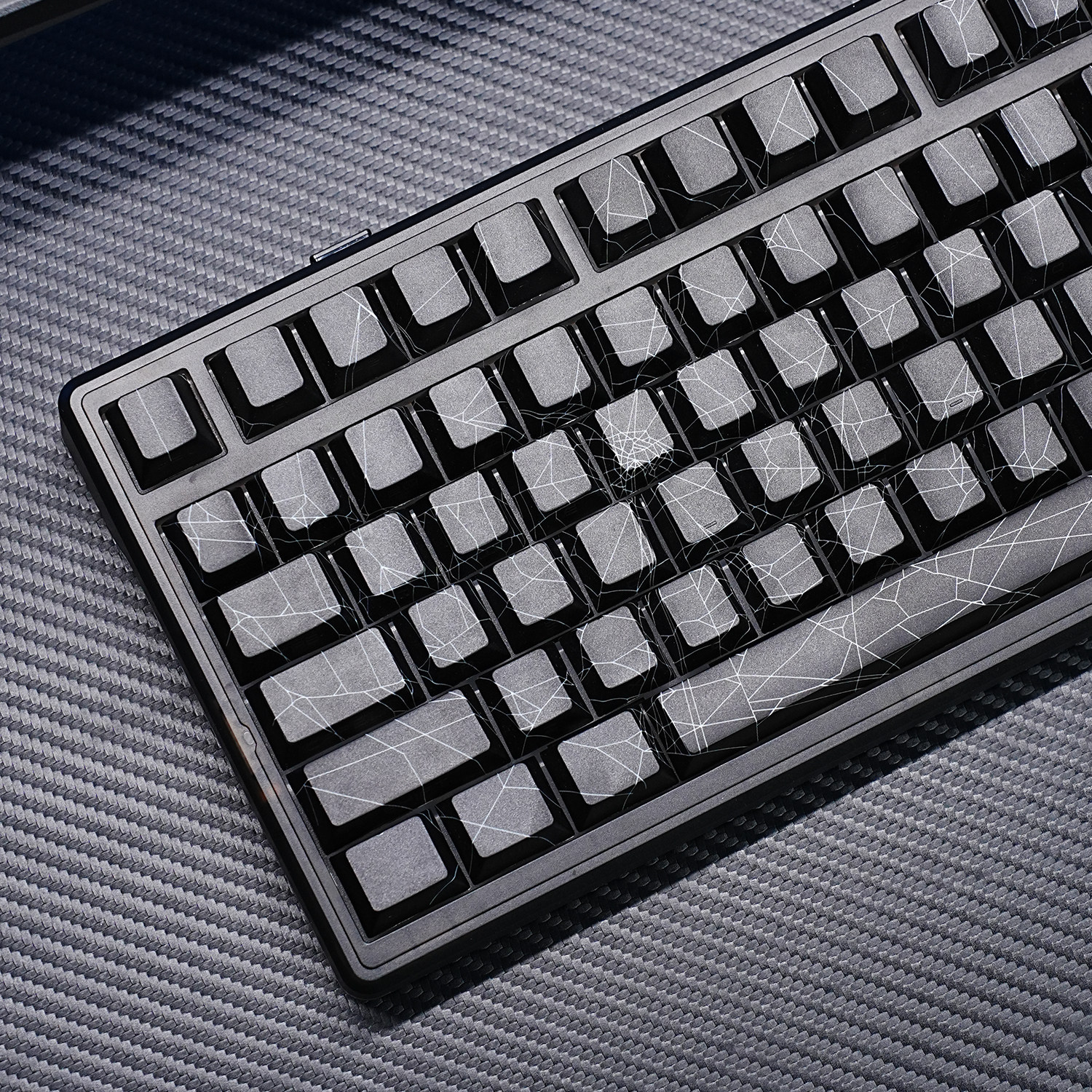 潮玩客蜘蛛网透光侧刻键盘键帽pbt五面热升华61/68/87/98/108适配,电脑硬件/显示器/电脑周边,键帽,淘宝优惠券,粉丝福利购,淘宝优惠卷