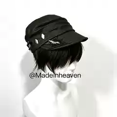 Madeinheaven Visual Style Retro Japanese Layered Studded Beanie Hat