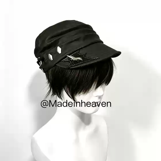 Madeinheaven Visual Style Retro Japanese Layered Studded Beanie Hat
