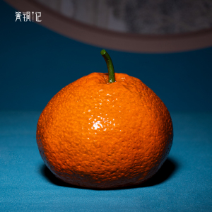 箐铜记 《心想事成》橘子黄铜摆件家具装饰品客厅玄关送朋友礼品