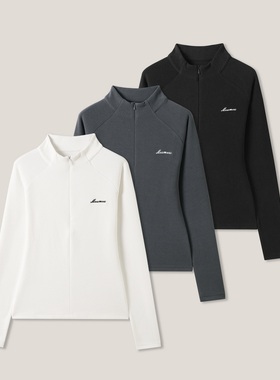 【丽丽姐专属】美式辣妹半高领拉链修身长袖羊毛外套ss26466