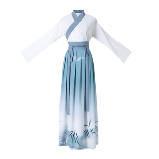 雪莲乐汉服男中国风交领古风女武侠服学生情侣装班服套装改良古装