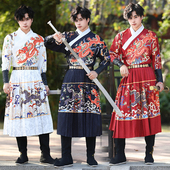 原创汉服明制飞鱼服男女情侣同款 龙袍锦衣卫曳撒日常非古装 伴郎服