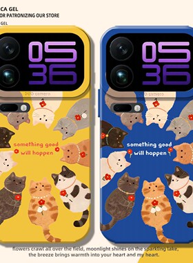 可爱小猫适用小米17promax手机壳15红米k80卡通k90猫咪note13pro多巴胺14春夏k70/turbo5max/k60/civi/12/k50