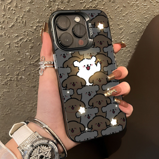发光小狗适用苹果17手机壳iphone16promax小米15华为p80 mate70air荣耀magic8红米oppo一加vivos50 nova15pro