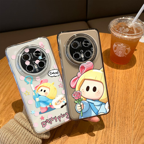 适用yoyo手机壳可爱少女