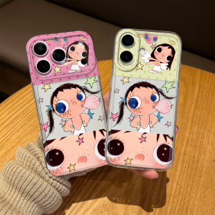小玉手机壳yuy适用苹果17pro卡通iphone15波点16promax可爱13多巴胺14/12/11三星s24ultra魅族21/iqooz9turbo