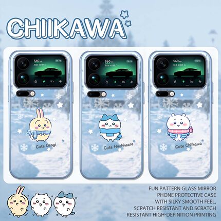 chiikawa适用小米15手机壳17promax红米k90情侣turbo4pro雪地k80乌萨奇note13pro雪花14u/k70/60/50/civi5pro