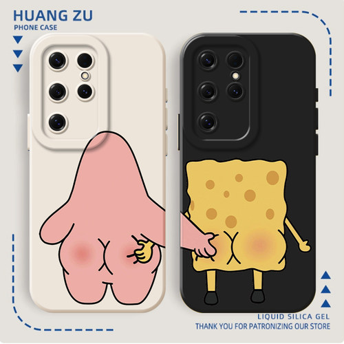 适用海绵宝宝手机壳情侣派大星