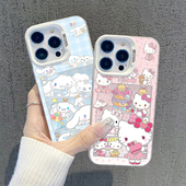 凯蒂猫适用苹果17手机壳iphone16玉桂狗HelloKitty一加15情侣oppofindx9春天vivox300美乐蒂iqooneo11 reno14
