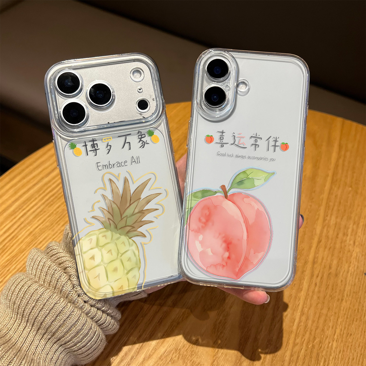 水果手机壳适用苹果17葡萄iphone13水蜜桃16promax菠萝15/14plus/12mini/11/air/三星s26ultra魅族21/iqooz9t