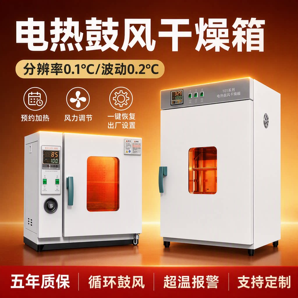 电热恒温鼓风干燥箱高温3D打印机耗材实验室烘箱烘干机工业用烤箱										