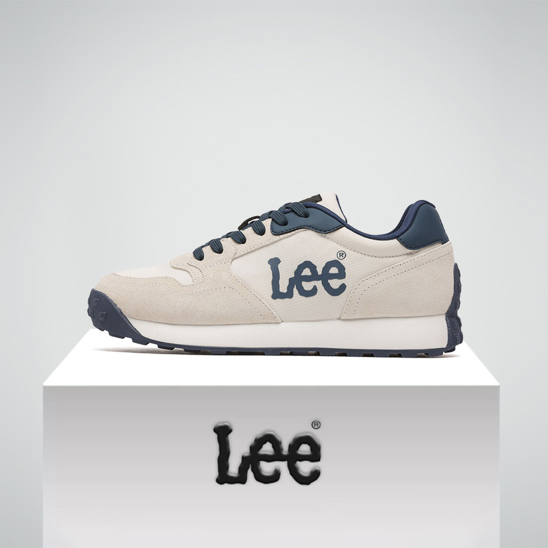 Lee防滑拼接百搭复古跑鞋男款