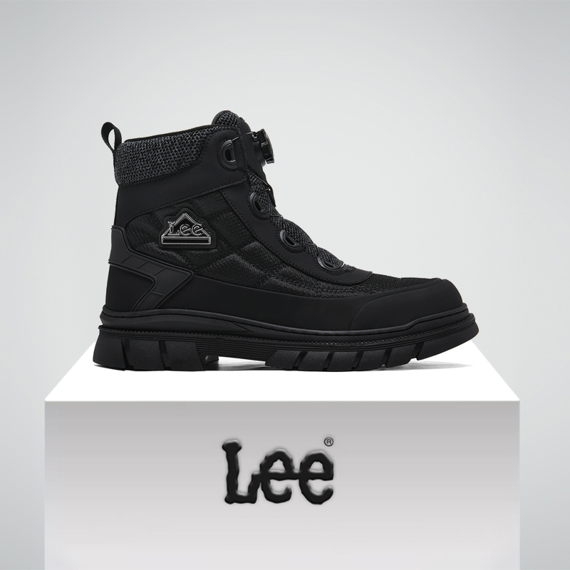 Lee秋冬厚底工装马丁靴男款