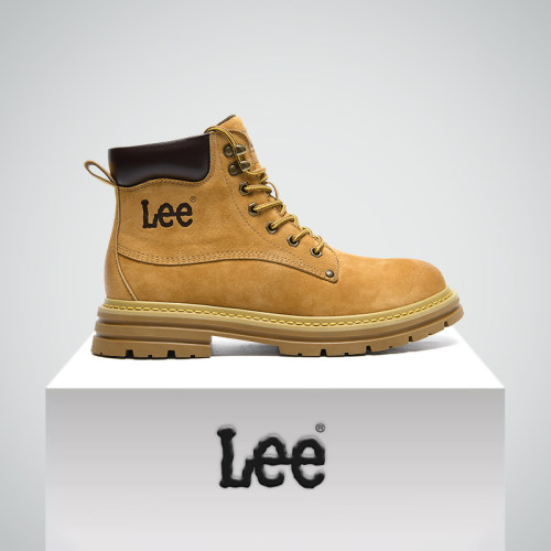 Lee旗舰店英伦风马丁靴大黄靴