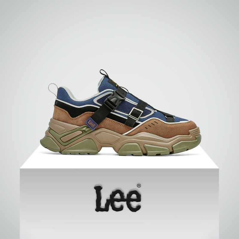 Lee旗舰店男士厚底百搭老爹鞋