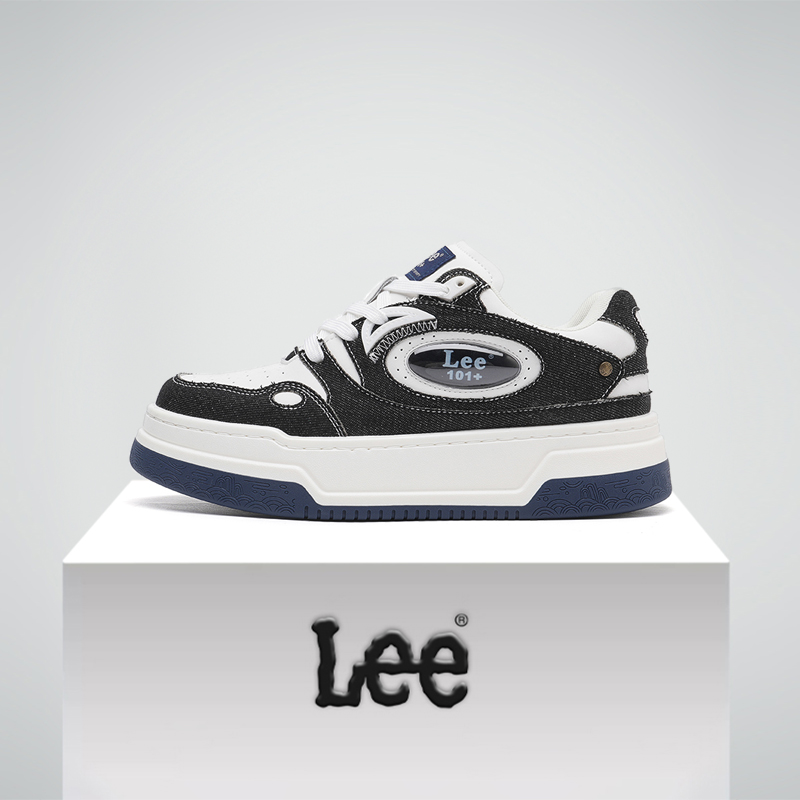Lee厚底增高休闲板鞋男款