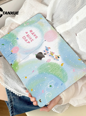 首尔来信治愈系适用于苹果华为电脑macbook15保护壳mac笔记本新款檀雪M2pro15寸macbookair13膜M3轻薄磨砂壳