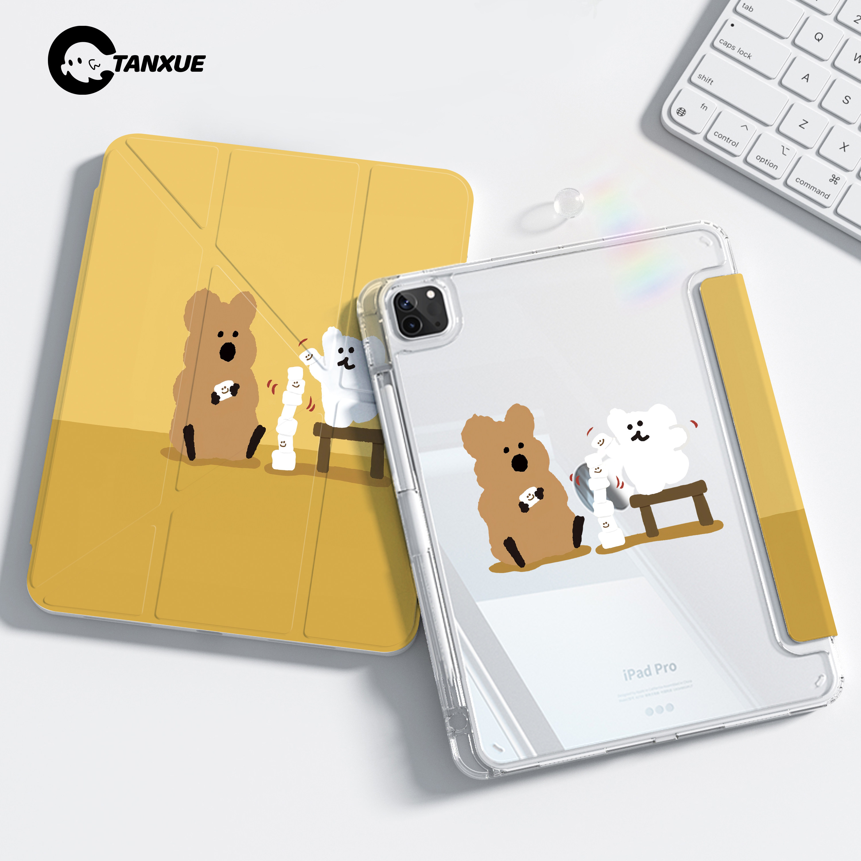 Quokka和Bobo适用ipad壳保护air7平板保护壳pro11寸保护套10代带笔槽苹果mini6外壳9双面4新款3Y折防弯8旋转5,3C数码配件,平板电脑保护套/壳,淘宝优惠券,粉丝福利购,淘宝优惠卷