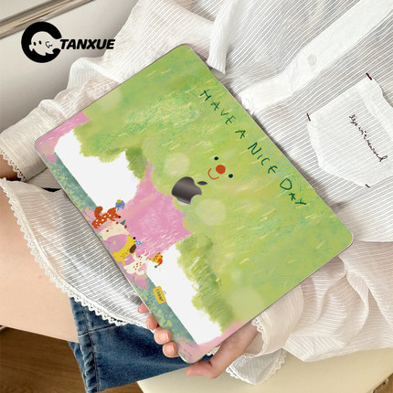 ins可爱红鼻子树适用于苹果华为电脑macbook15保护壳mac笔记本新款檀雪M2pro15寸macbookair13膜M3轻薄磨砂壳